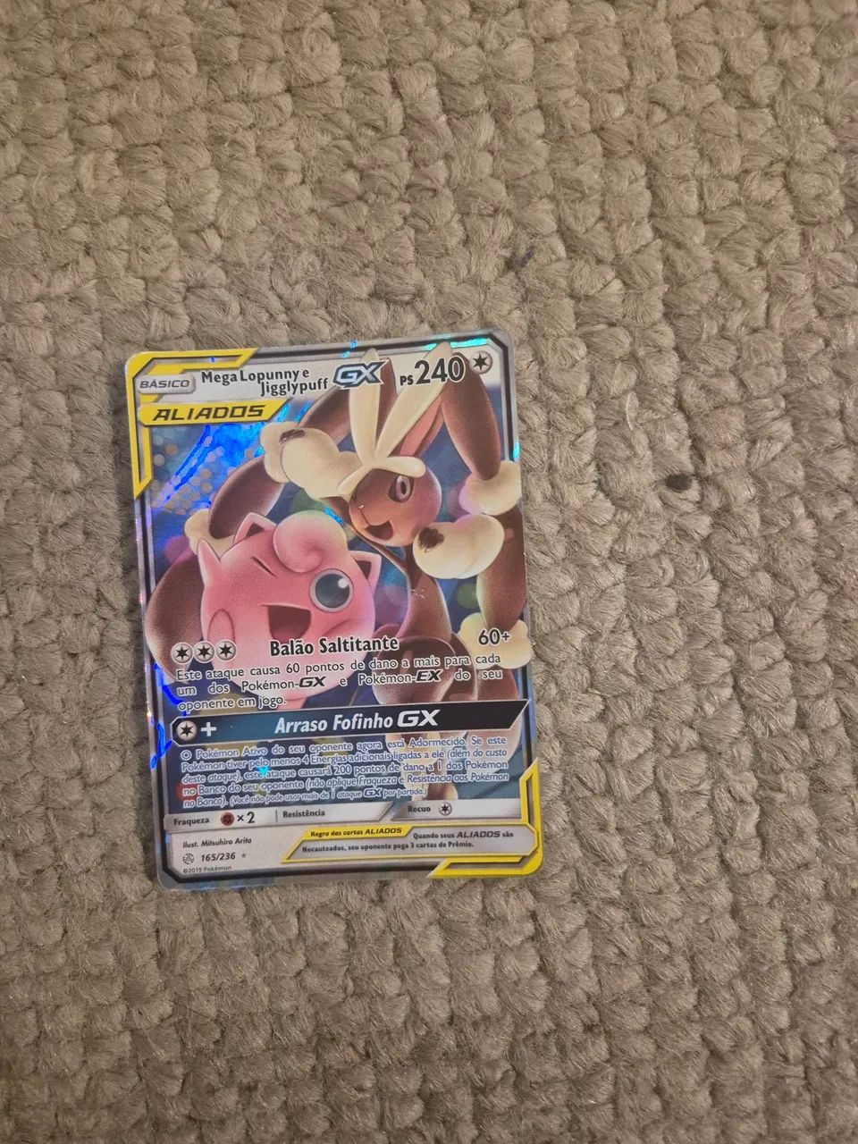 Mega lupunny e jigglypuff gx