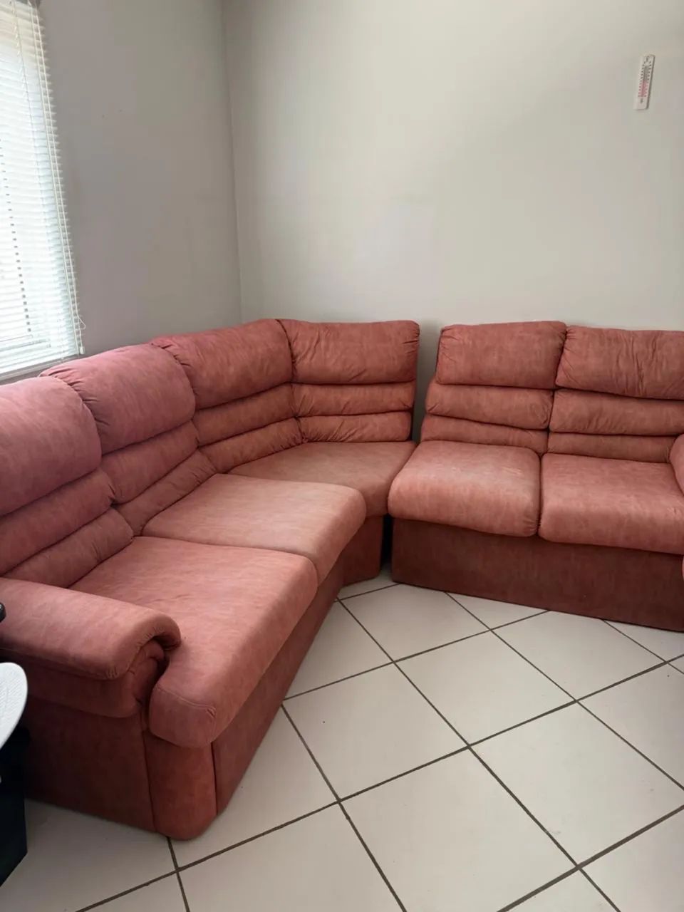Sofá com 7 lugares salmão - Foto 3