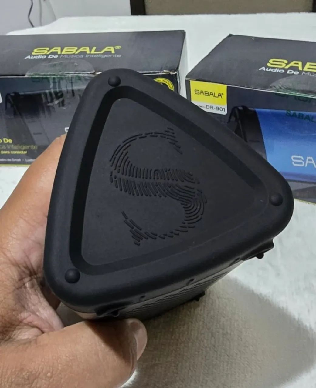 Caixinha de som Bluetooth da Sabala preta original  - Foto 2