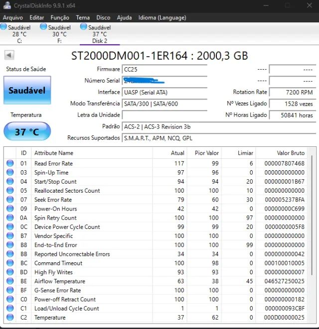 HD Seagate Desktop HDD  2TB - Foto 2