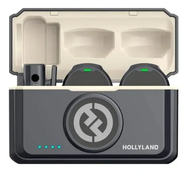 Microfone Hollyland Lark m2 Combo Usb-C e Lightining 2 MICROFONES - Foto 2