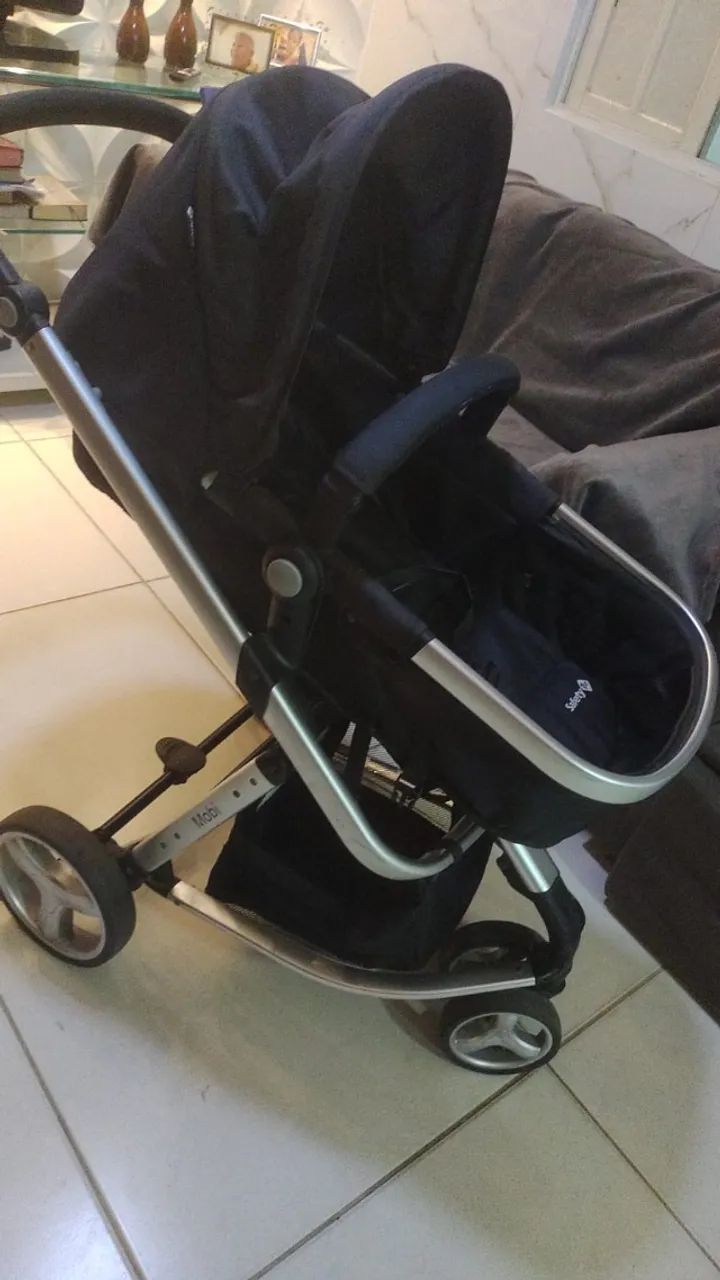 Carrinho Safety 1st Mobi + Bebê Conforto - Foto 2