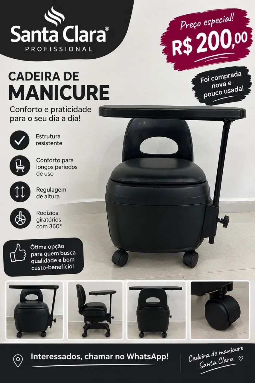 Cadeira de manicure 