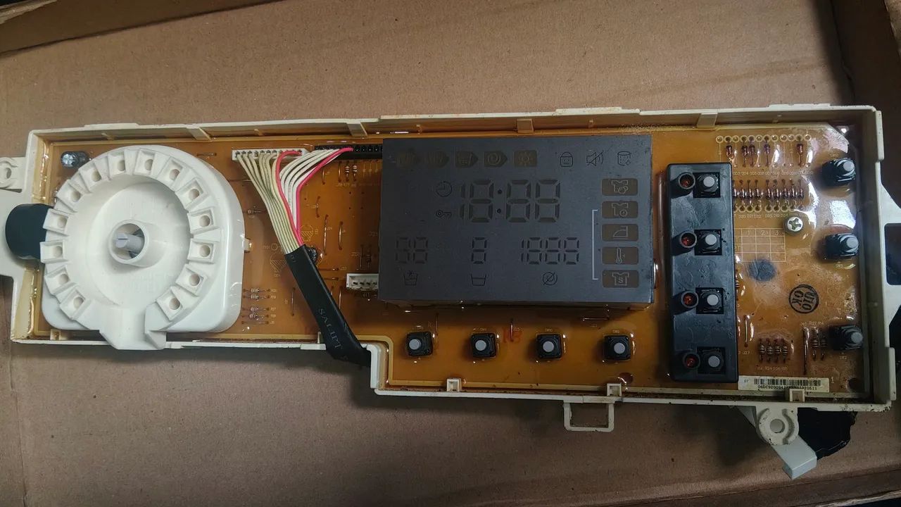 Placa Display Interface Lava E Seca Samsung WD106UHSAWQ... - Foto 3