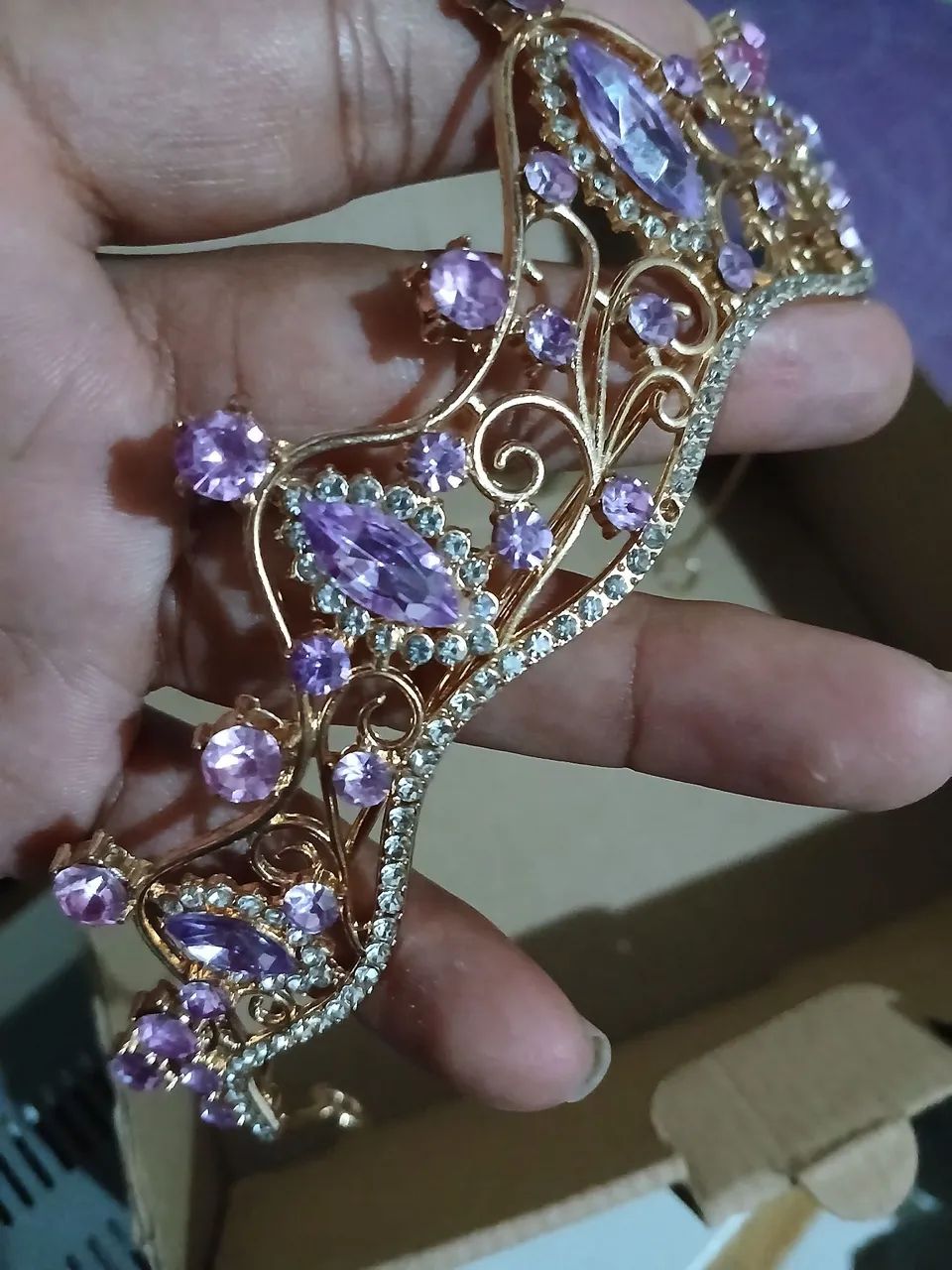 Coroa para debutante  lilas - Foto 2