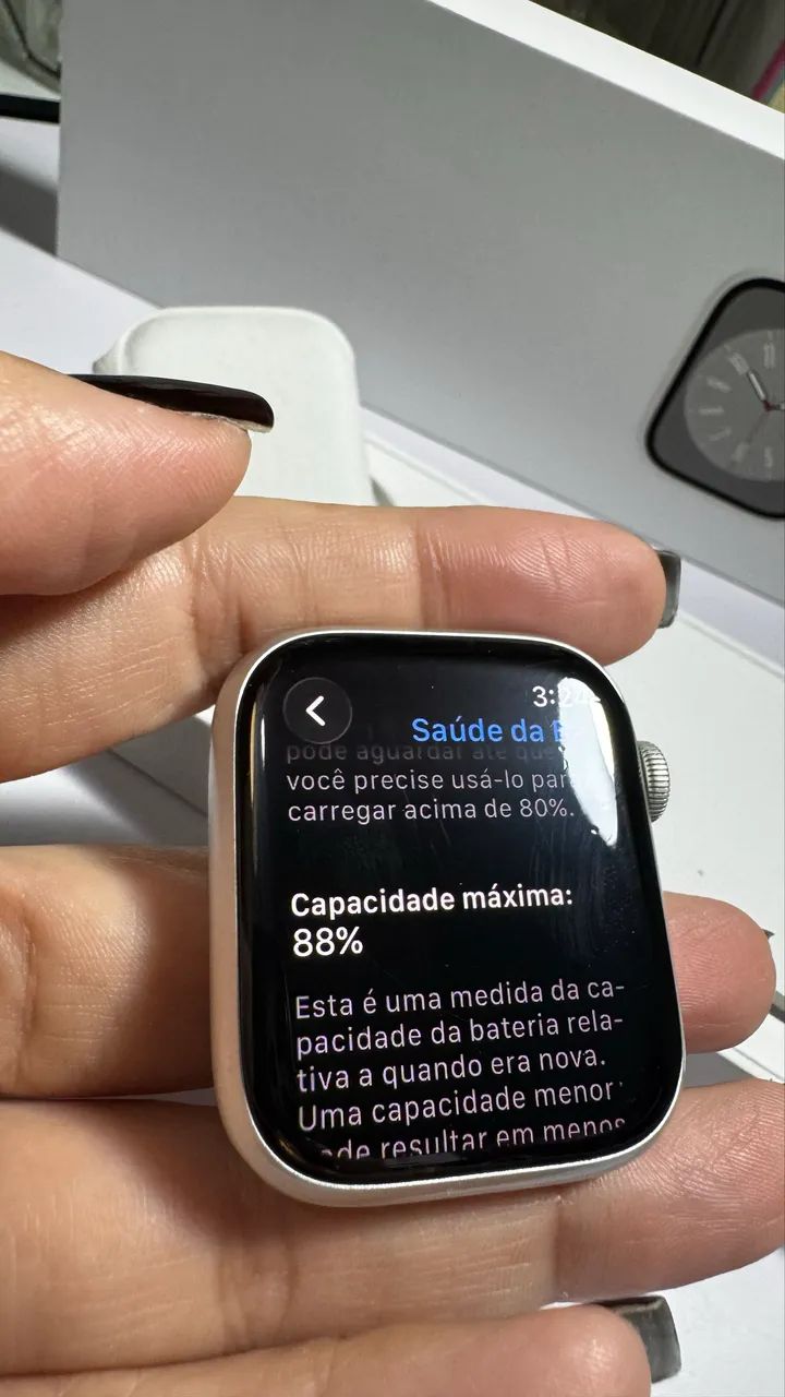 Apple Watch 8 45mm - PERFEITO ESTADO - Foto 5