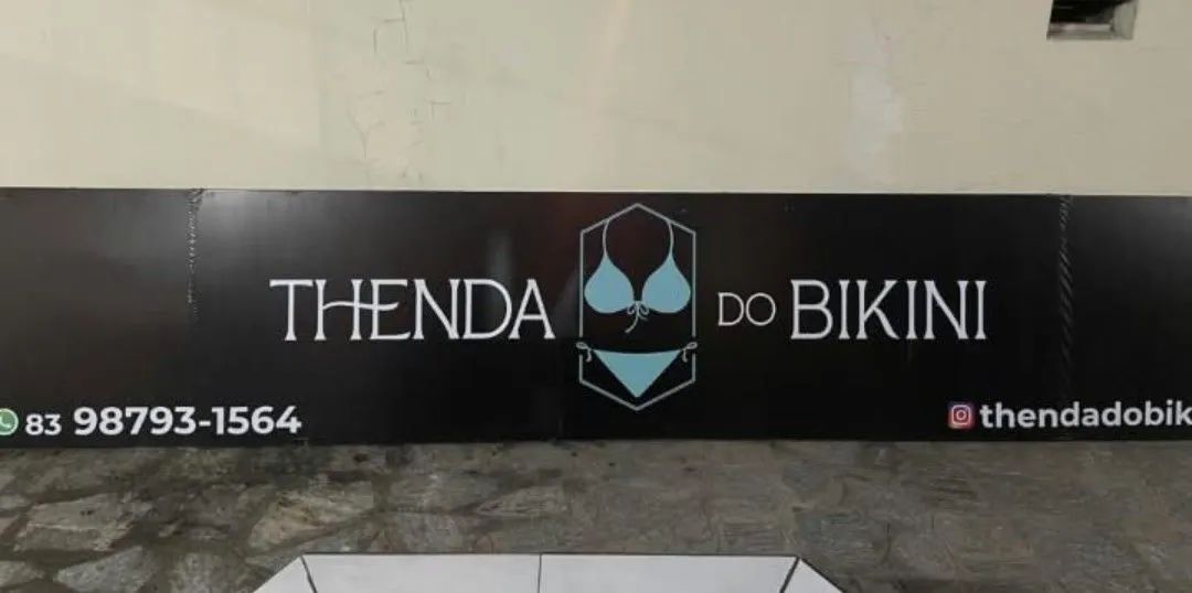 Placa em acm