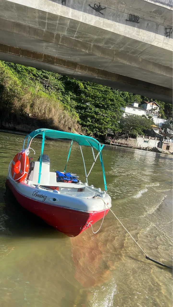 LANCHA 16 PÉS COMPLETA MOTOR 40Hp 2023 - PRONTA PRA NAVEGAR!  - Foto 3