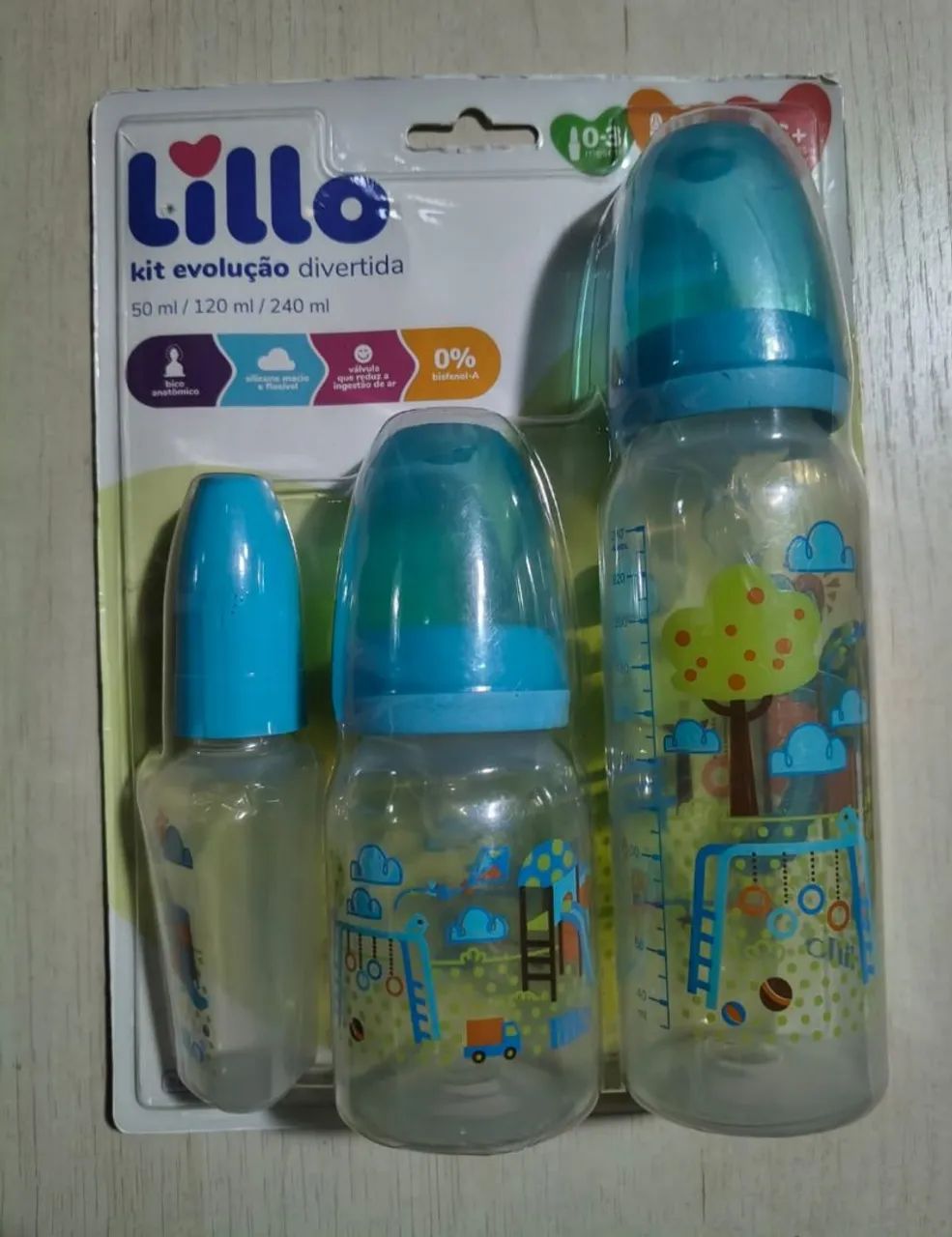 Kit mamadeira evolução divertida 