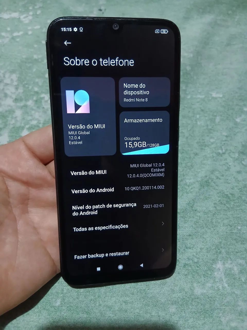 Redimi 8 128gb apenas $150