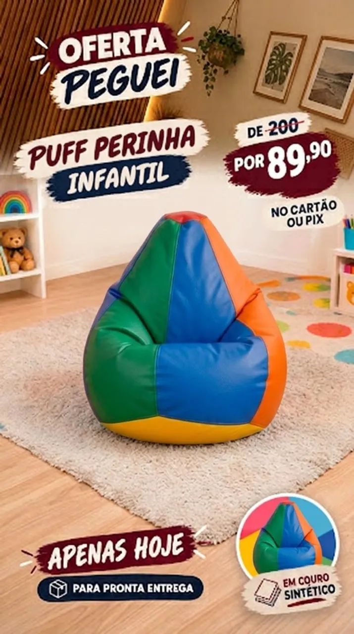 Puff perinha 