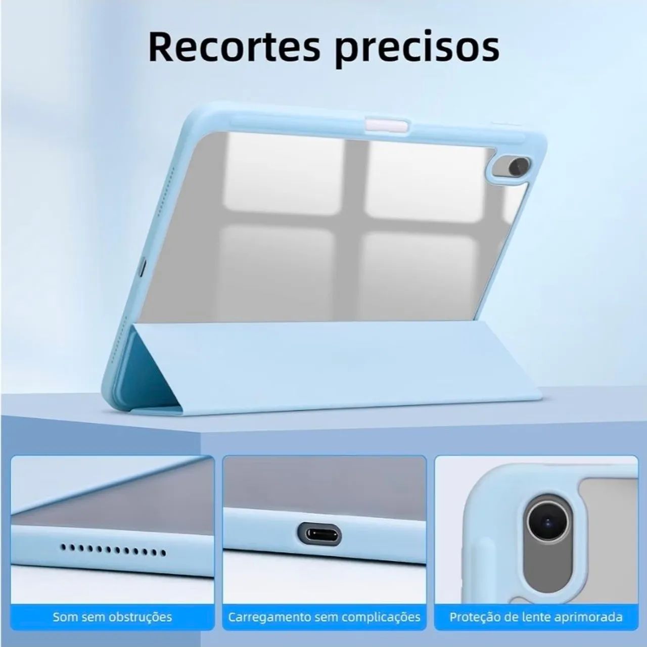 Capa protetora 3 em 1 para iPad Air 11" e iPad Pro 11" - Foto 4