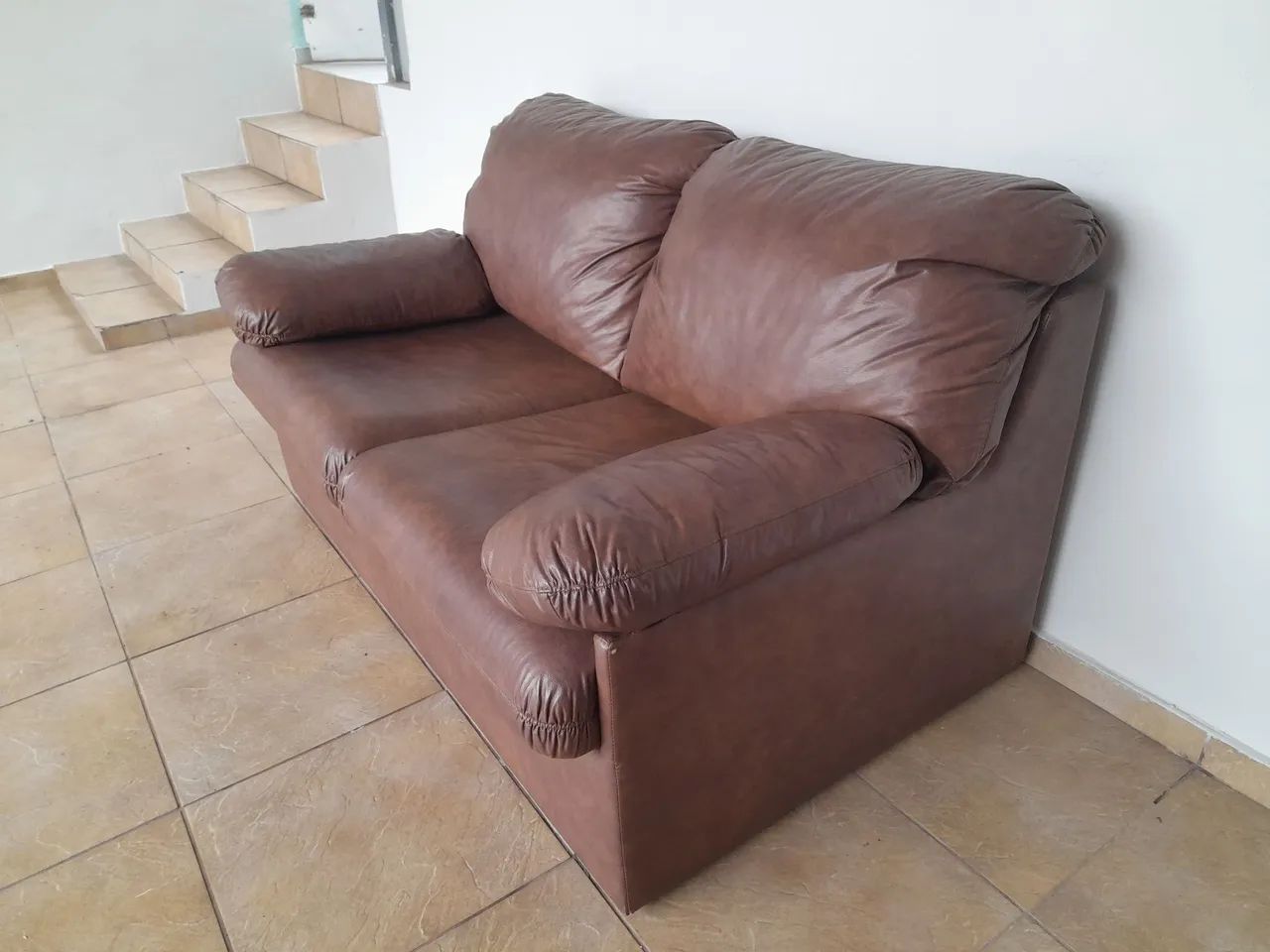 Sofá-cama casal Herval marrom - Foto 2