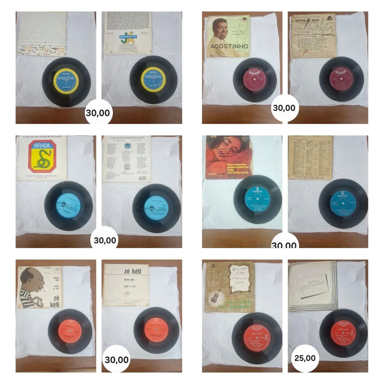 Vendo lote com vinis compactos