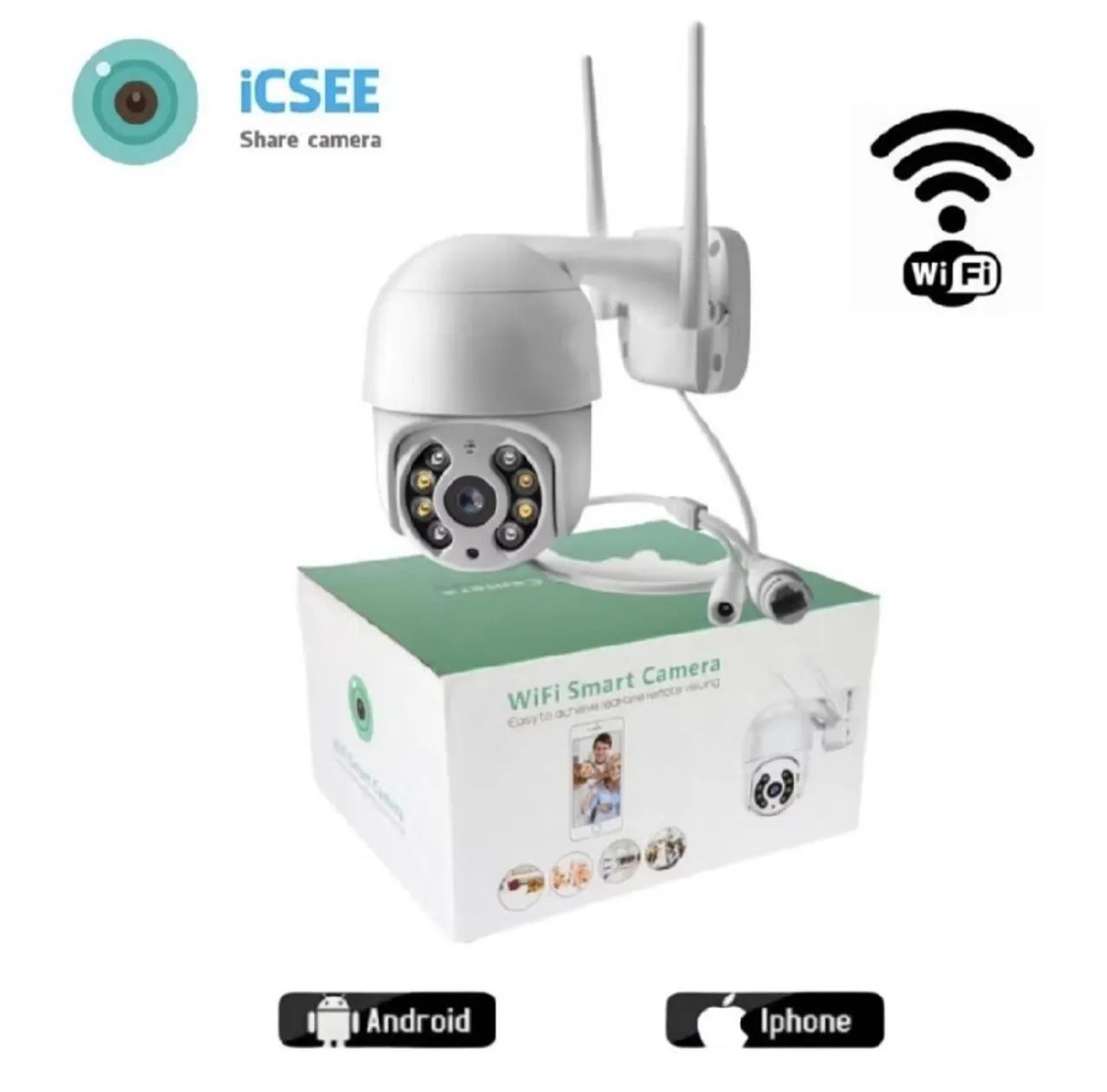 Instalamos câmeras de segurança Wi-Fi internas e externas. - Foto 3