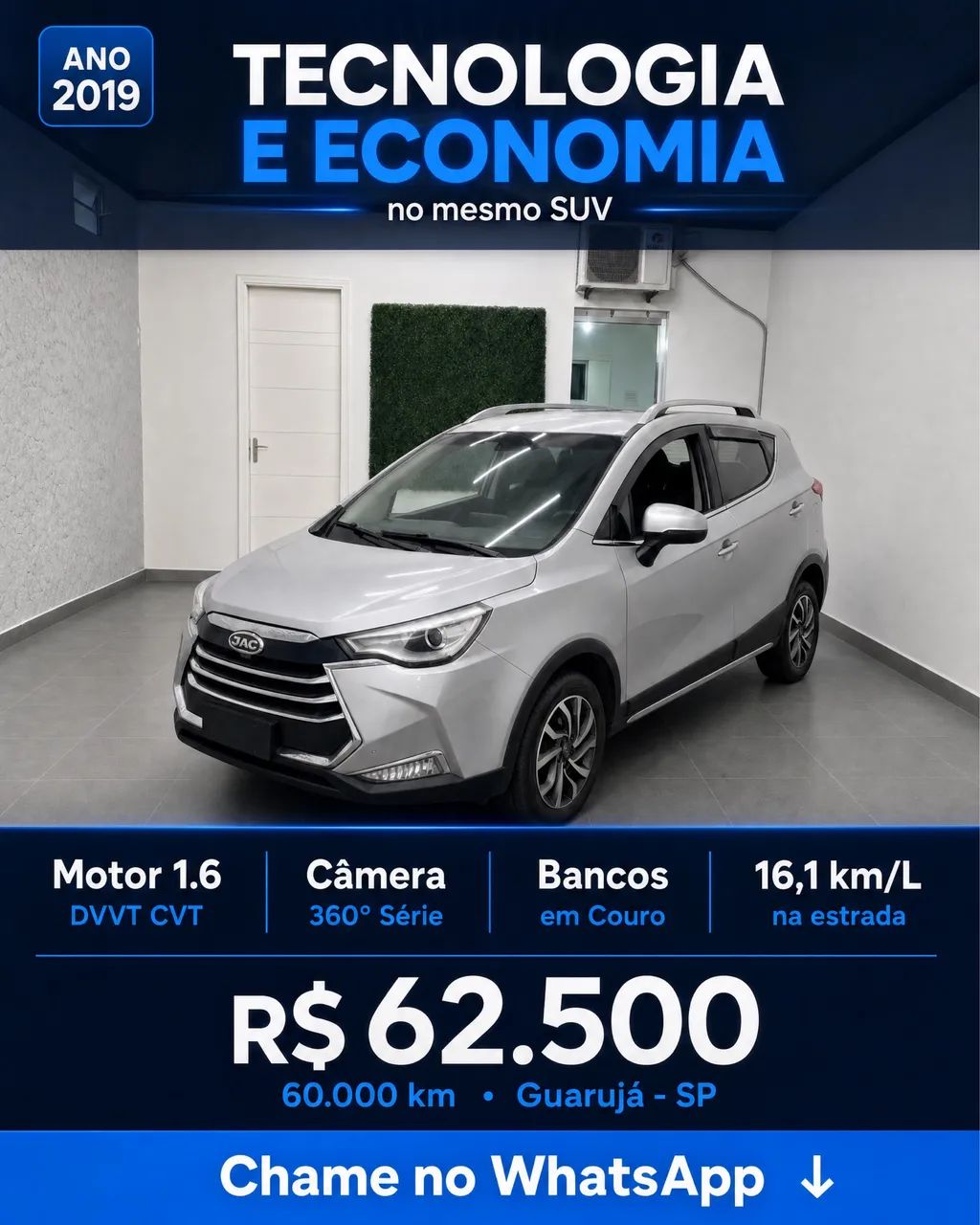 JAC T50 T50 1.6 16V 5p Aut. 2019