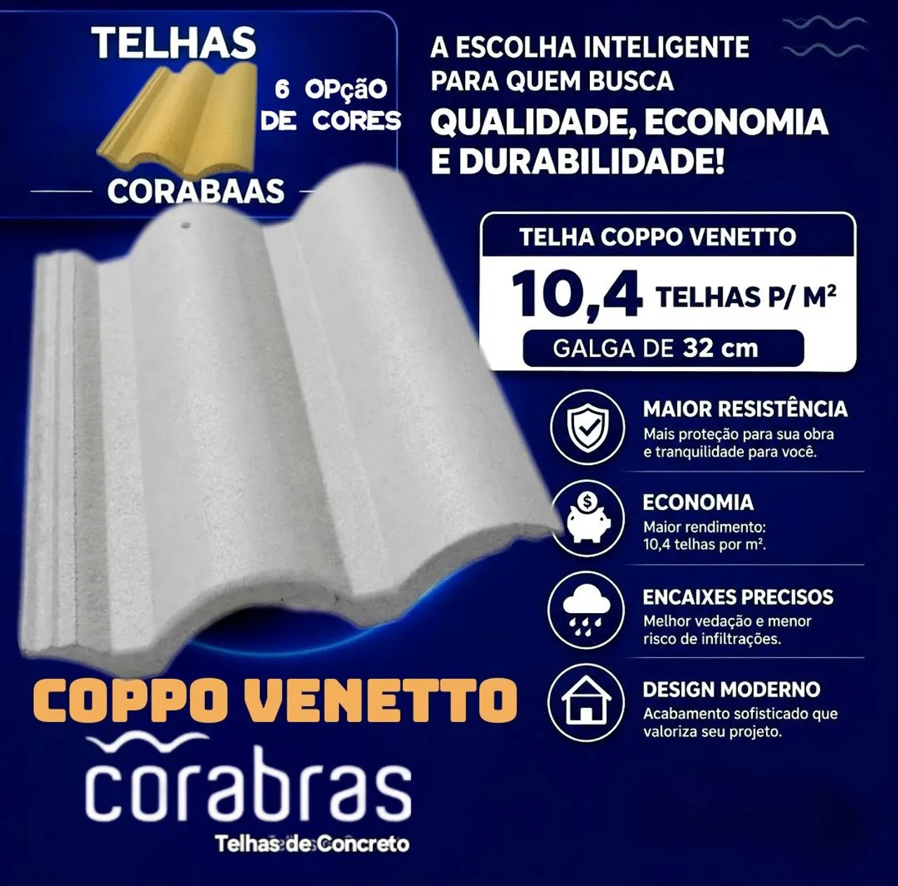 Telhas de Concreto Corabras. Direto da Fábrica - Foto 4