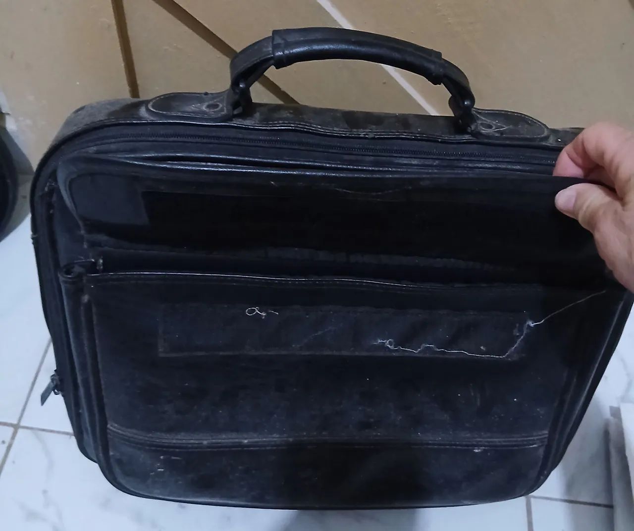 Bolsa em Couro Para executivos e Porta Notebook  - Foto 2