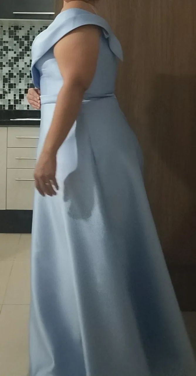Vestido festa azul GG - Foto 4