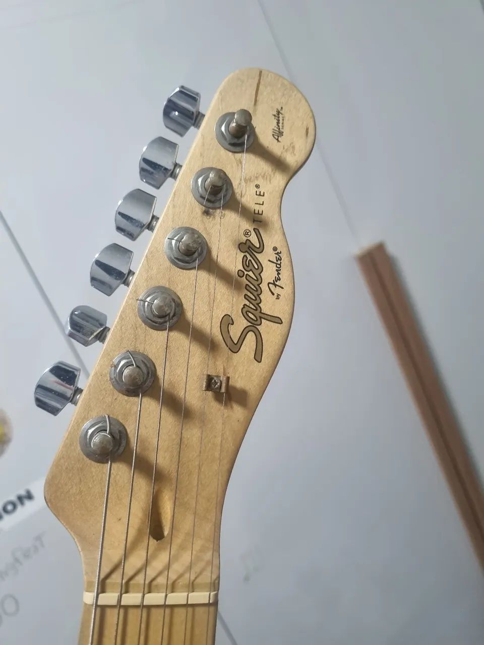 Guitarra telecaster squier com upgrade - Foto 4