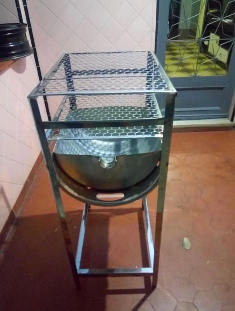 Churrasqueira de barril de chopp 50 litros em aço inox  - Foto 2