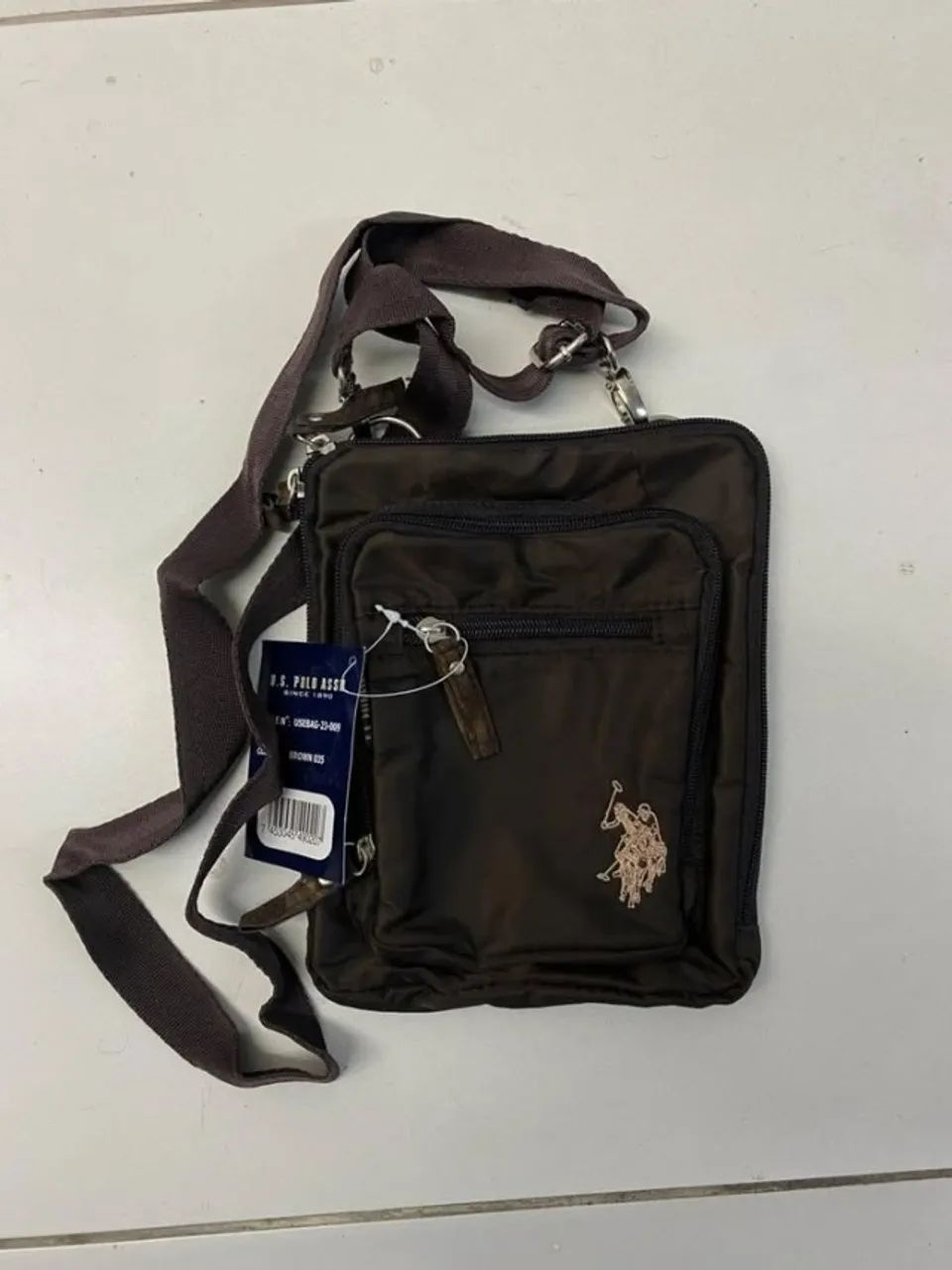 BAG POLO ASSN MARROM