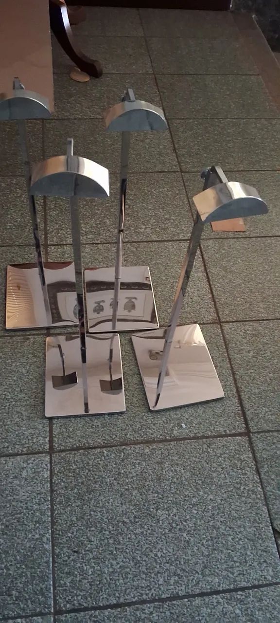 Suporte para bolsas em  inox .novo