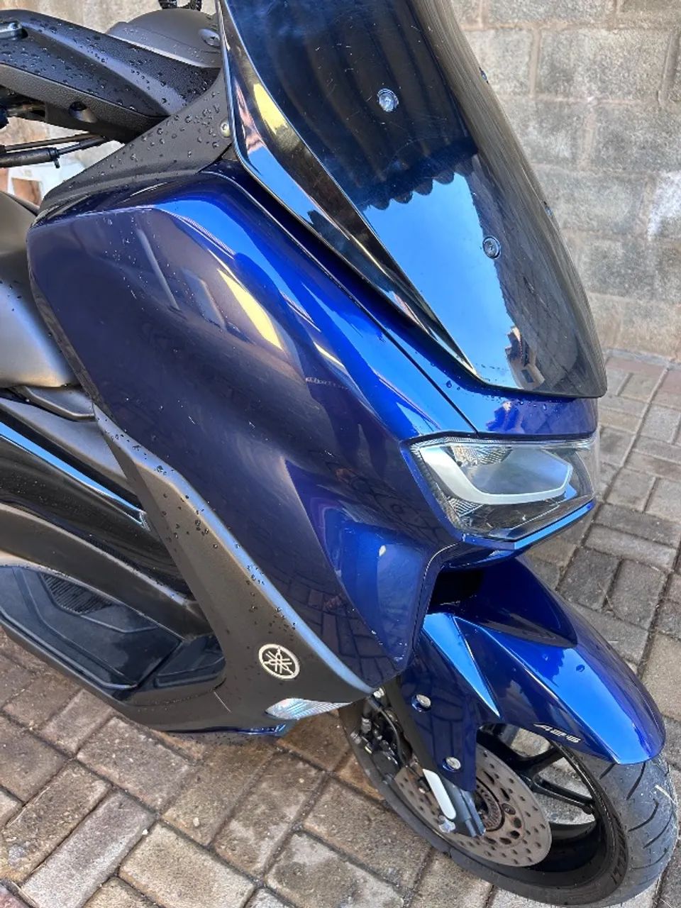 NMAX 2021 azul com km baixa - Foto 3