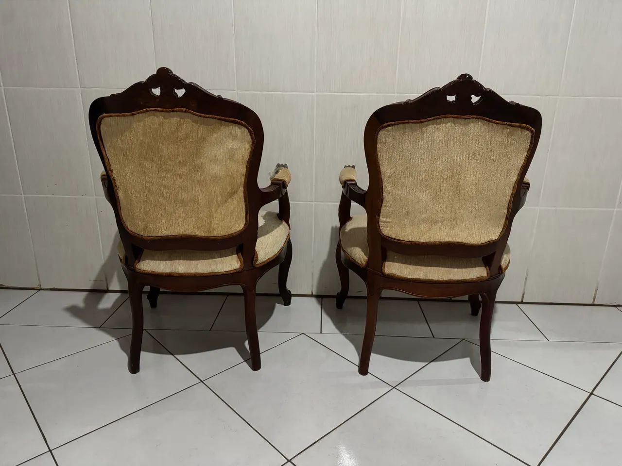 PAR DE POLTRONAS ANTIGAS ESTILO LUÍS XV  - Foto 5