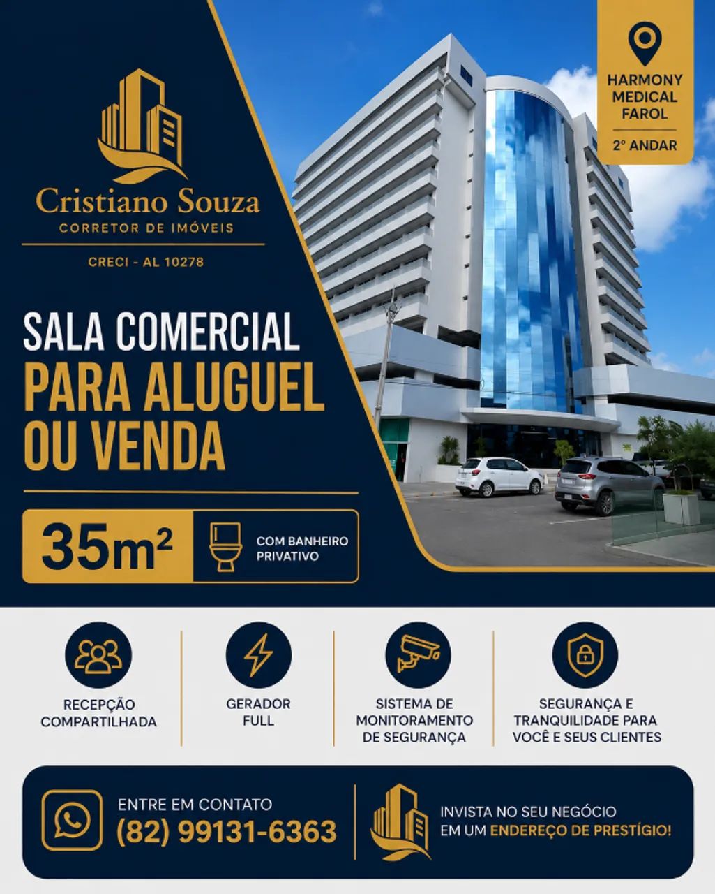 SALA COMERCIAL NO HARMONY MEDICAL - FAROL