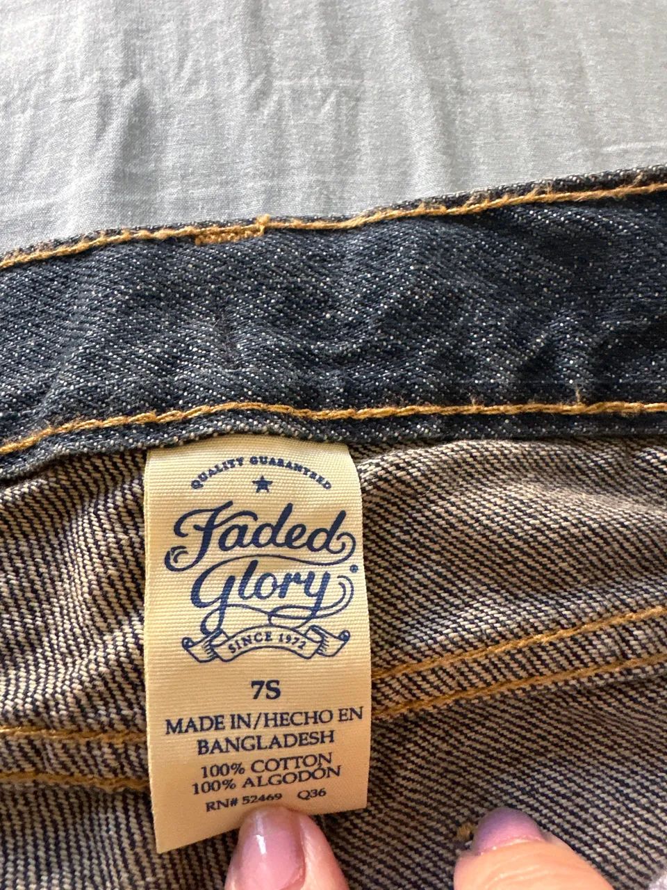 Calça jeans infantil  TAM 7 importada  - Foto 3