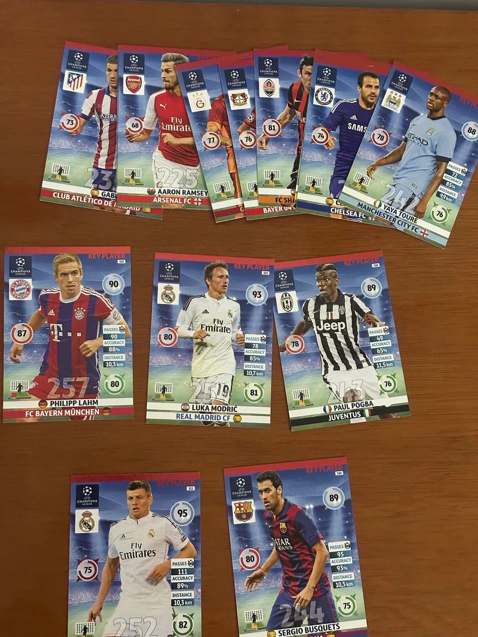 Cards da champions de 2015 Panini  - Foto 5