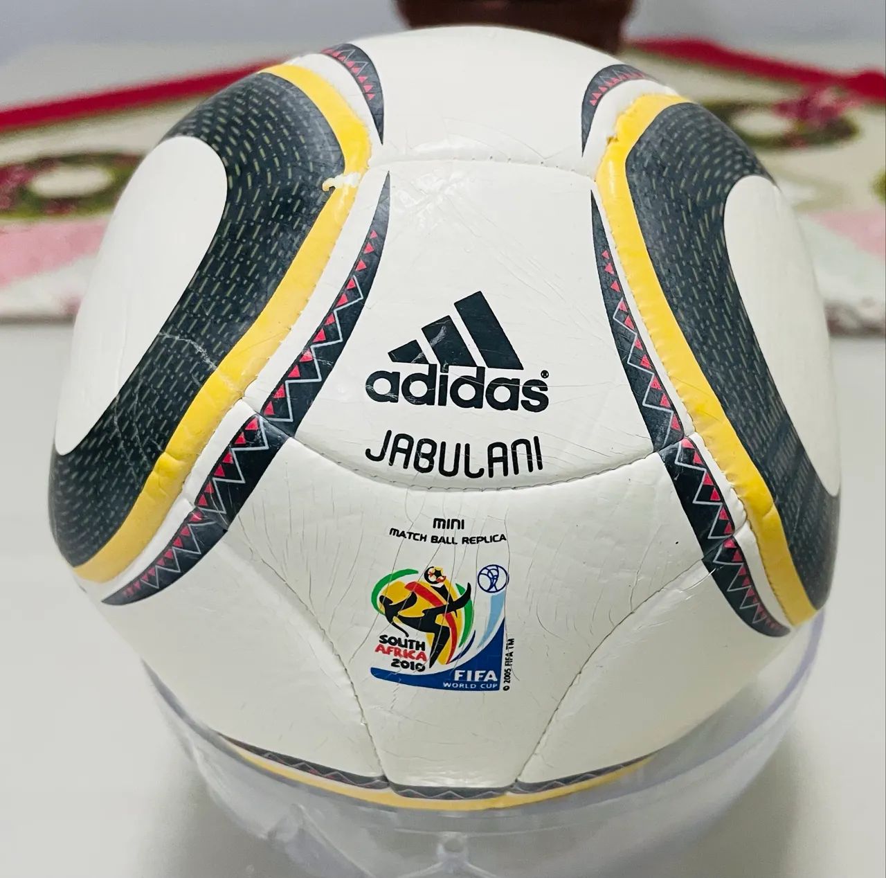Mini Bola De Futebol Jabulani Adidas Copa Do Mundo 2010 C/Ponteira