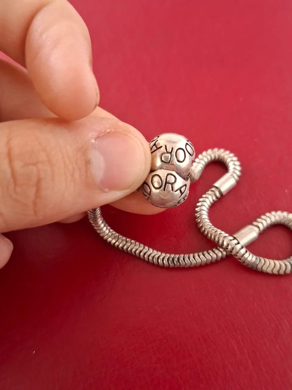 Pulseira de prata Pandora  - Foto 3