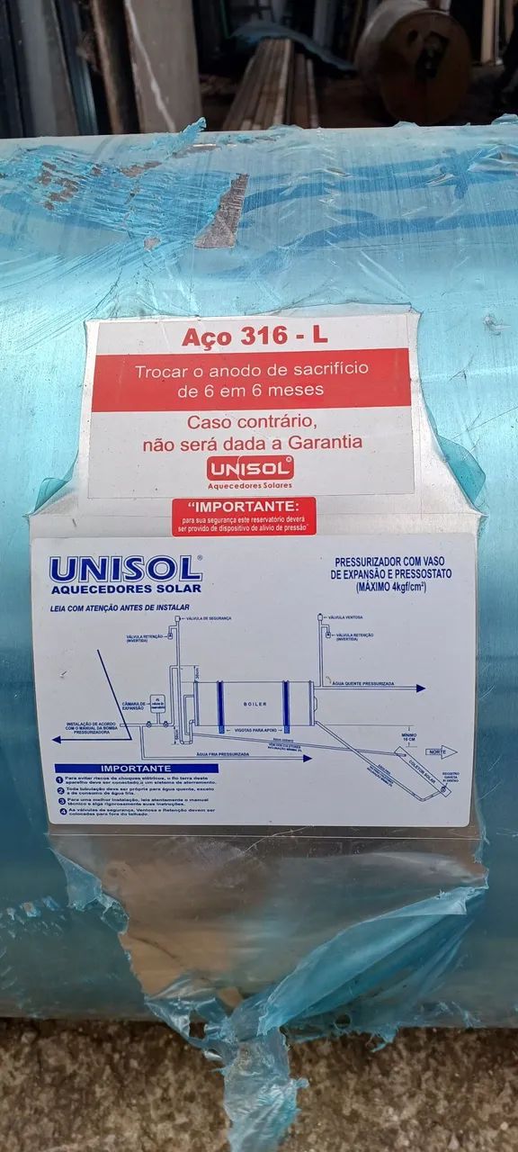 AQUECEDOR SOLAR ( SEMINOVO ) //// R$2000.00 - Foto 3