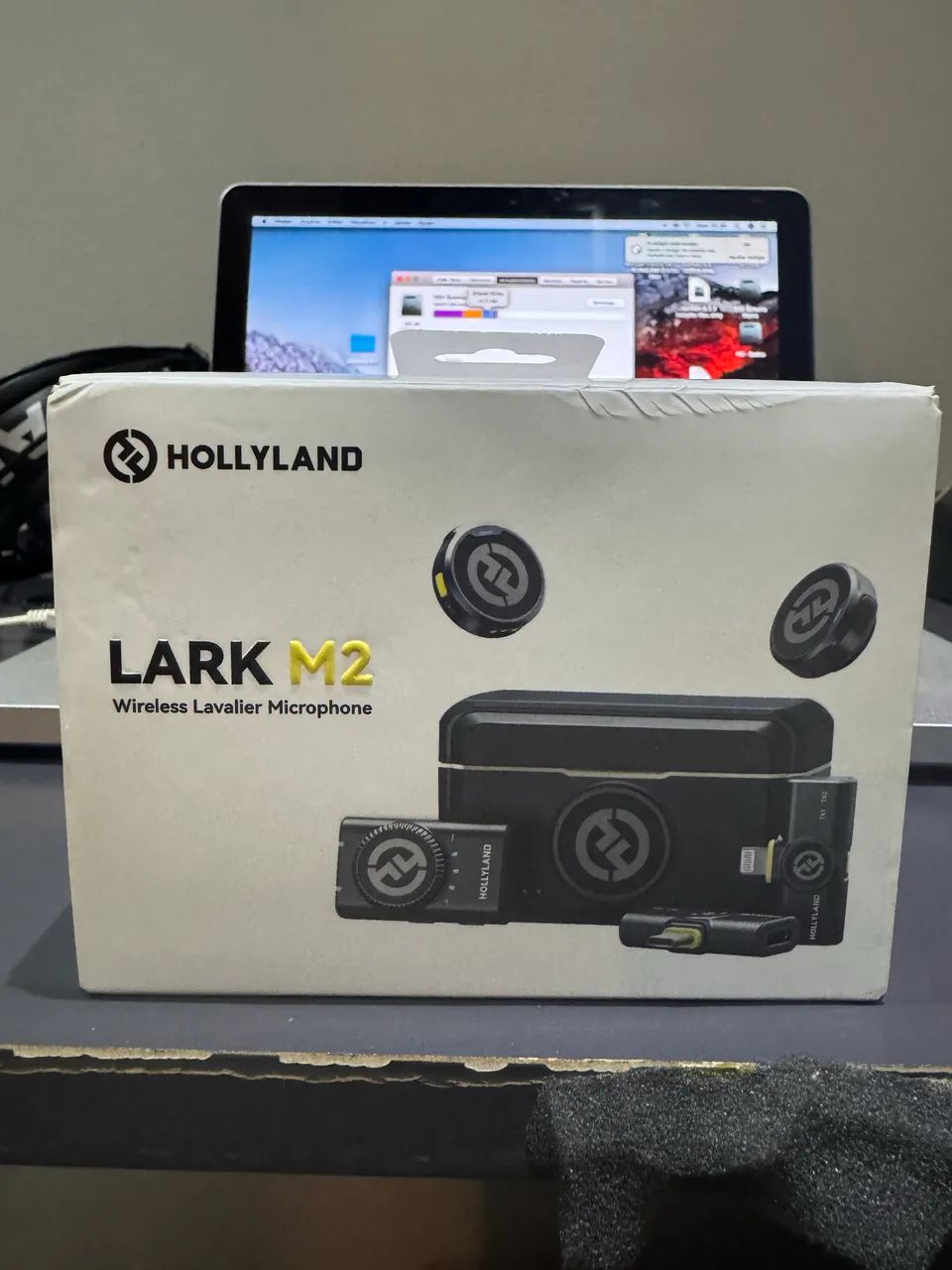 Hollyland LARK M2 Duplo Lightning iPhone - Completo na Caixa