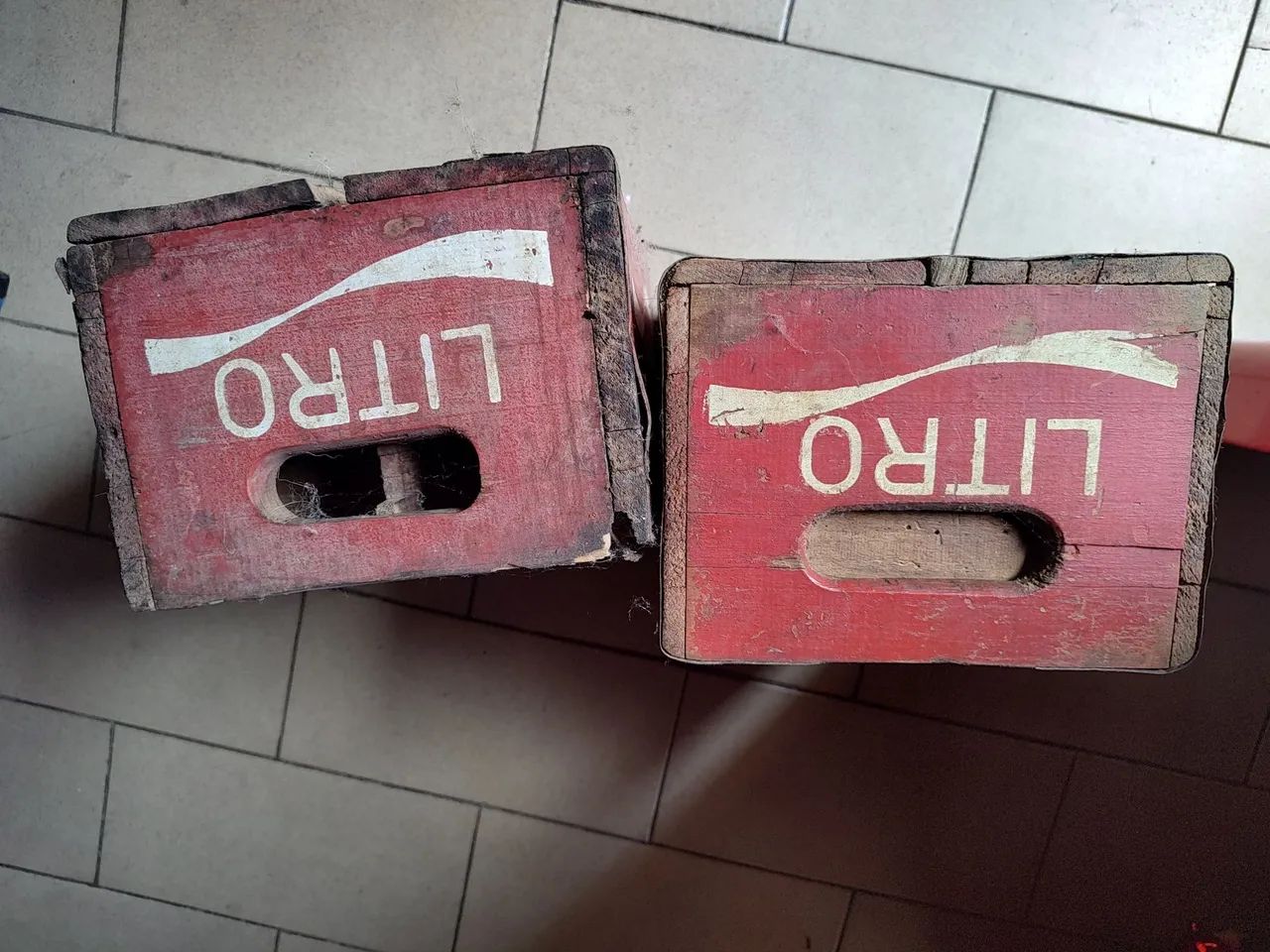 2 caixas de madeira da Coca Cola - Foto 3