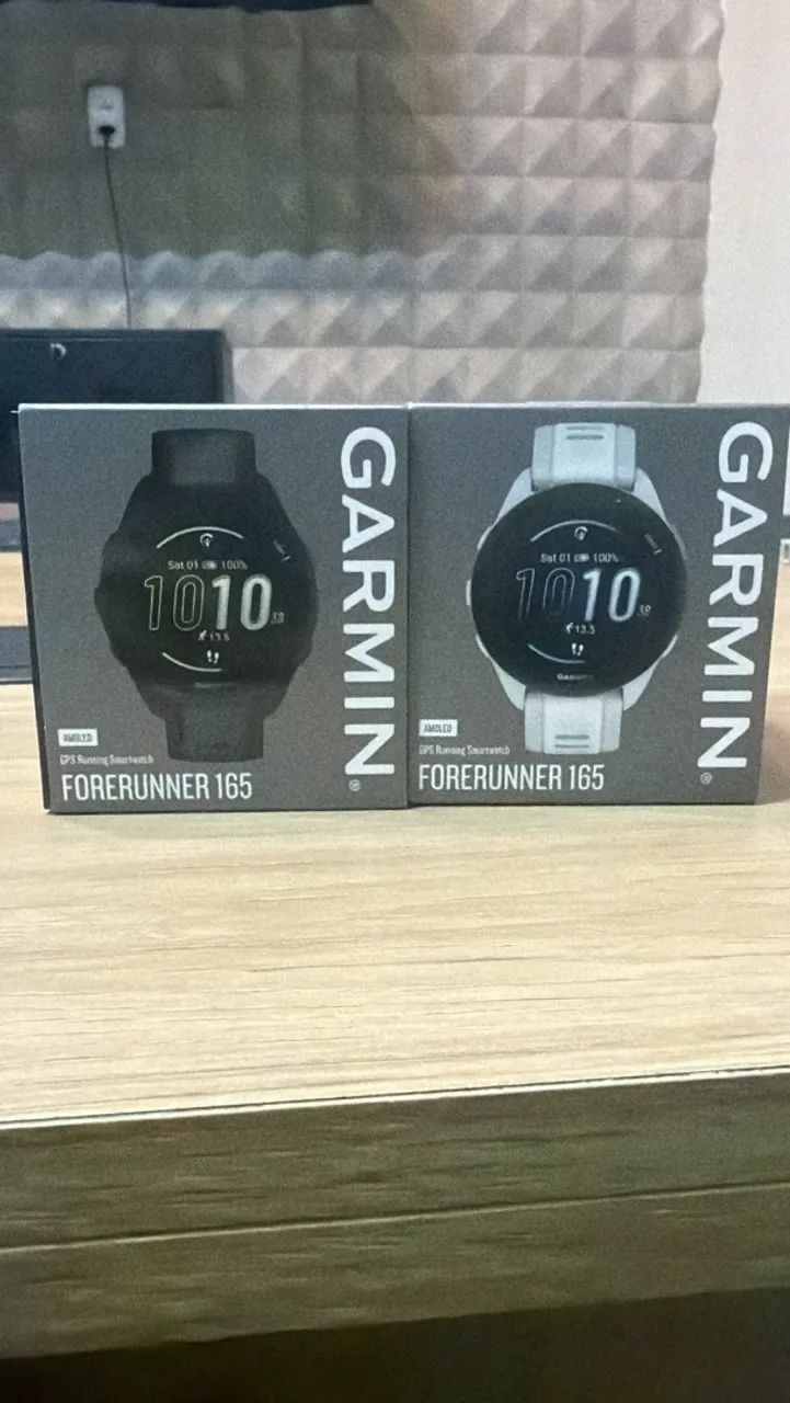 Garmin 165 na caixa 