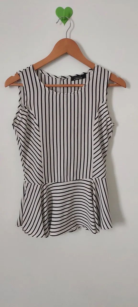 blusa peplum listrada p - Foto 3