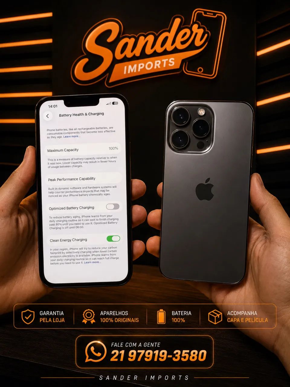 Apple IPhone 13 Pro 256Gb - Celulares e Smartphones - Jardim