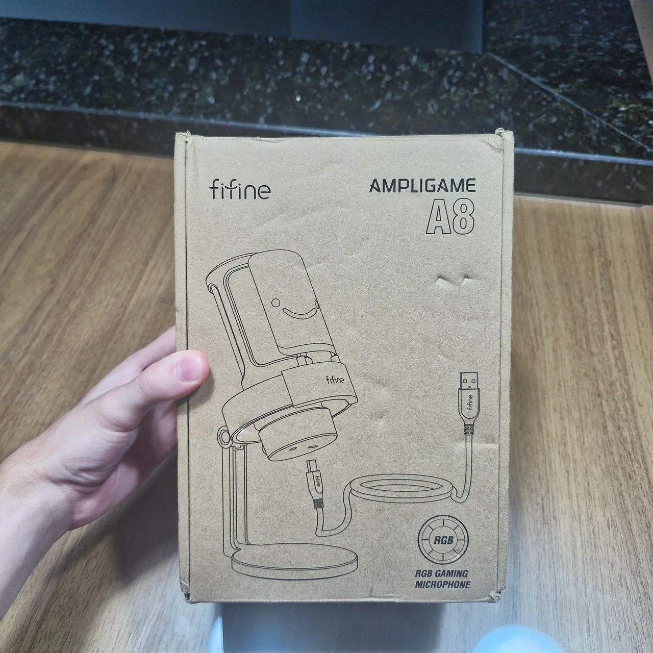 Microfone de Mesa Fifine A8 Ampligame