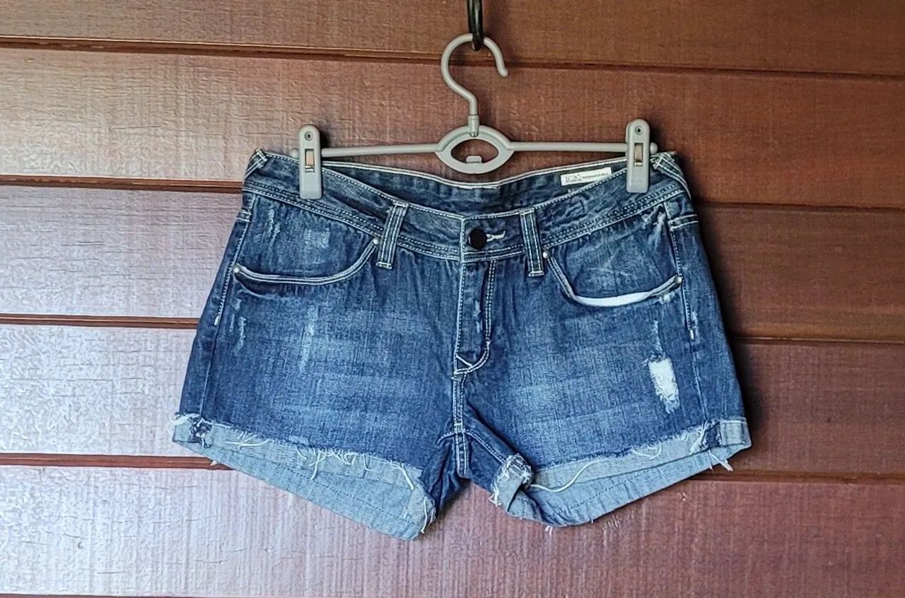 Shorts Jeans Bo.Bô Destroyed Original - Tam 42 - Foto 2