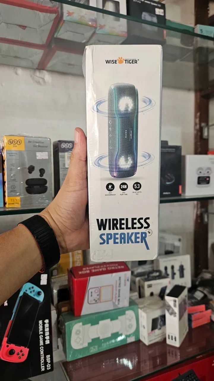 Caixa de som bluetooth wise Tiger F10C 