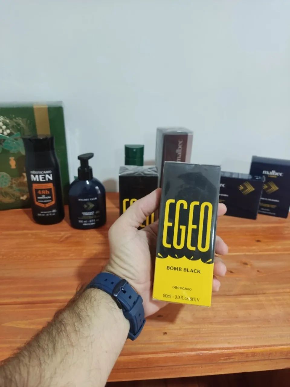 Perfume Egeo Bomb Black 90ml O Boticário Original Lacrado