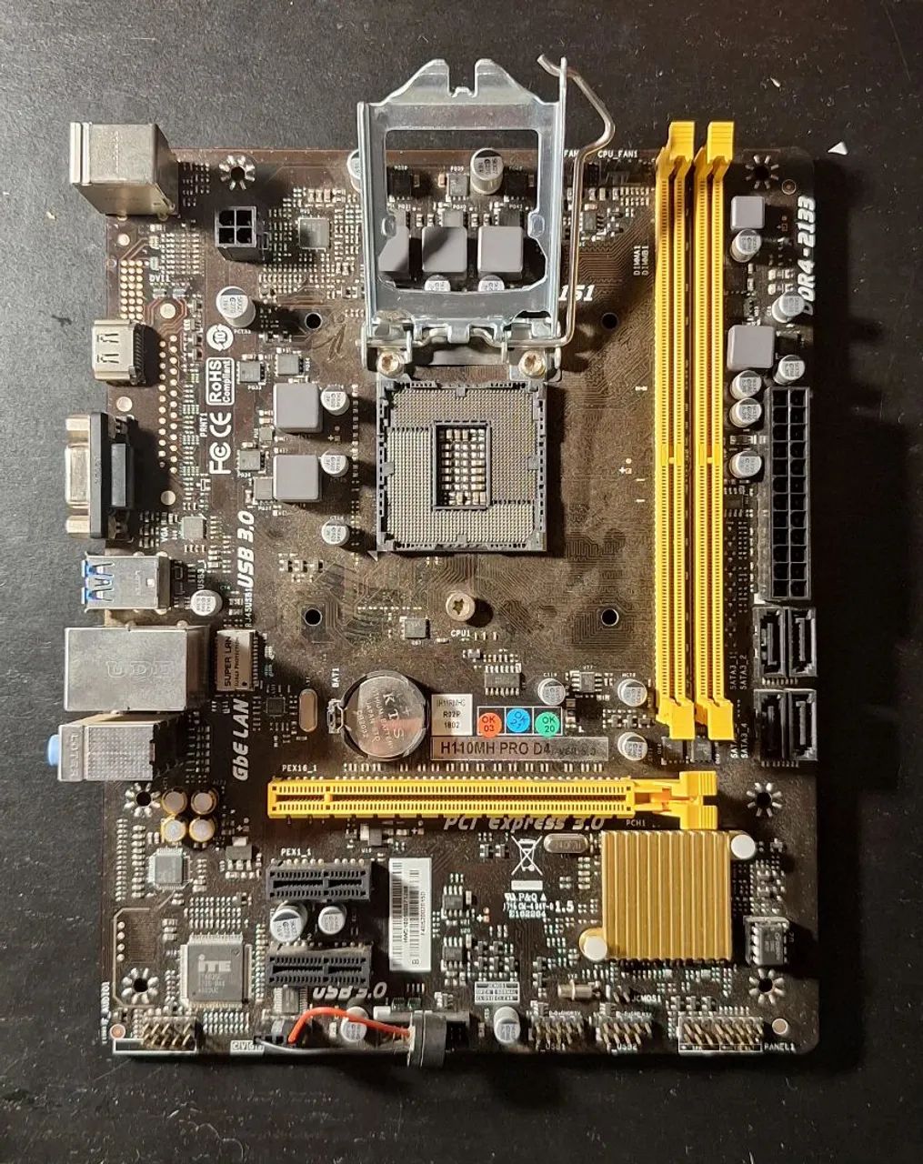 Placa Mãe Biostar H110MH PRO D4 LGA 1151 DDR4