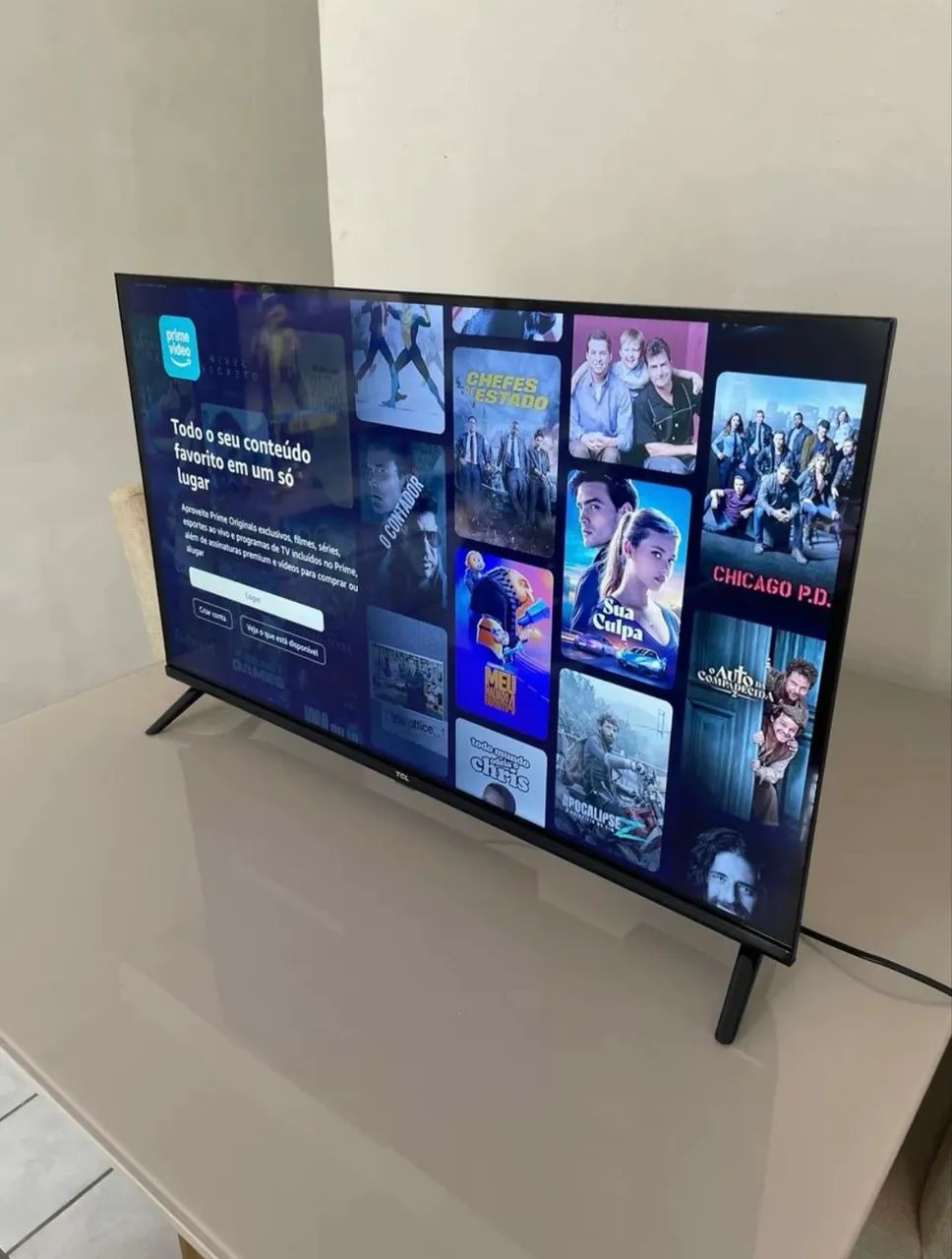 Tv Smart 32 Polegadas TCL Android Bluetooth Borda Infinita - Novíssima - Foto 3