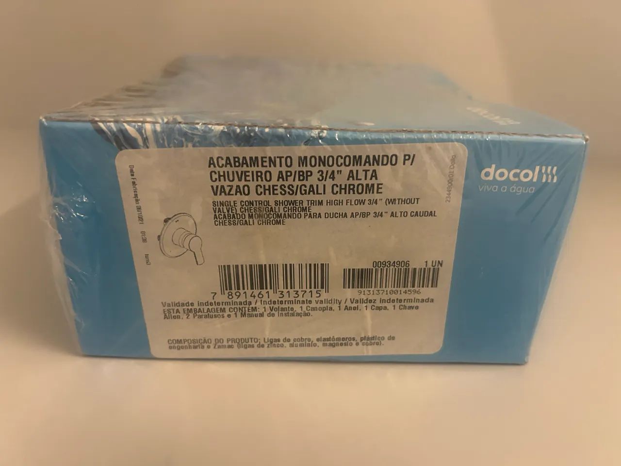 Acabamento Monocomando para chuveiro - Docol - Foto 2