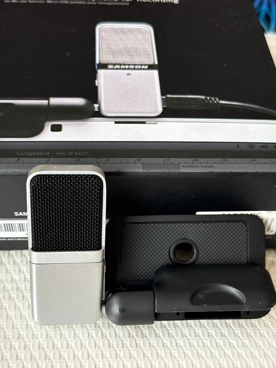 Microfone USB Samson Go Mic Portátil | Completo com Case | Estado de Novo