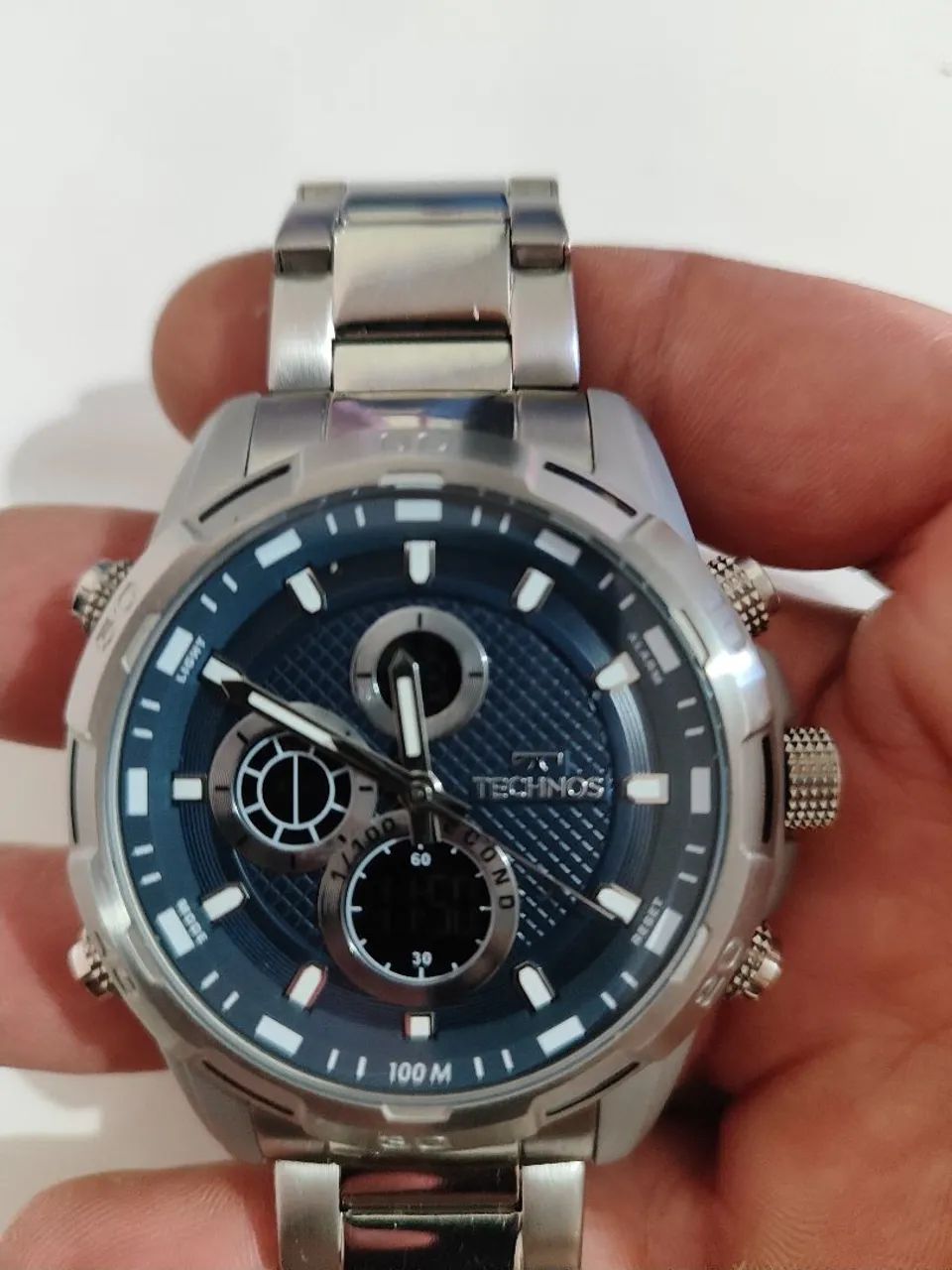 Technos TS Digiana - Inox/Escovado/Azul 