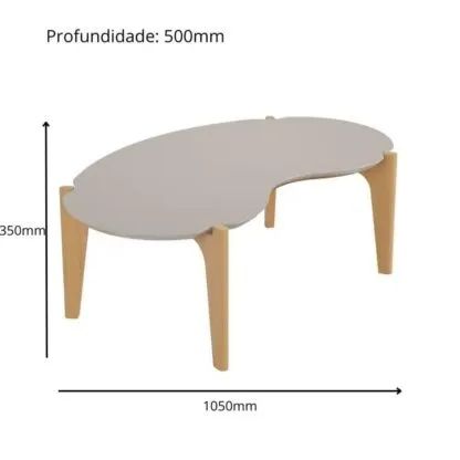 Mesa de Centro Sala de Estar Florida 